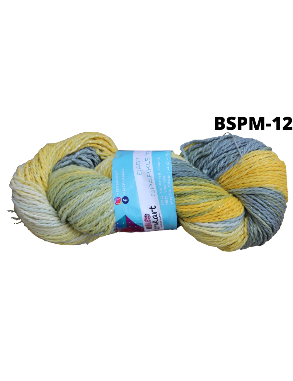 Baby sparkle cotton yarn