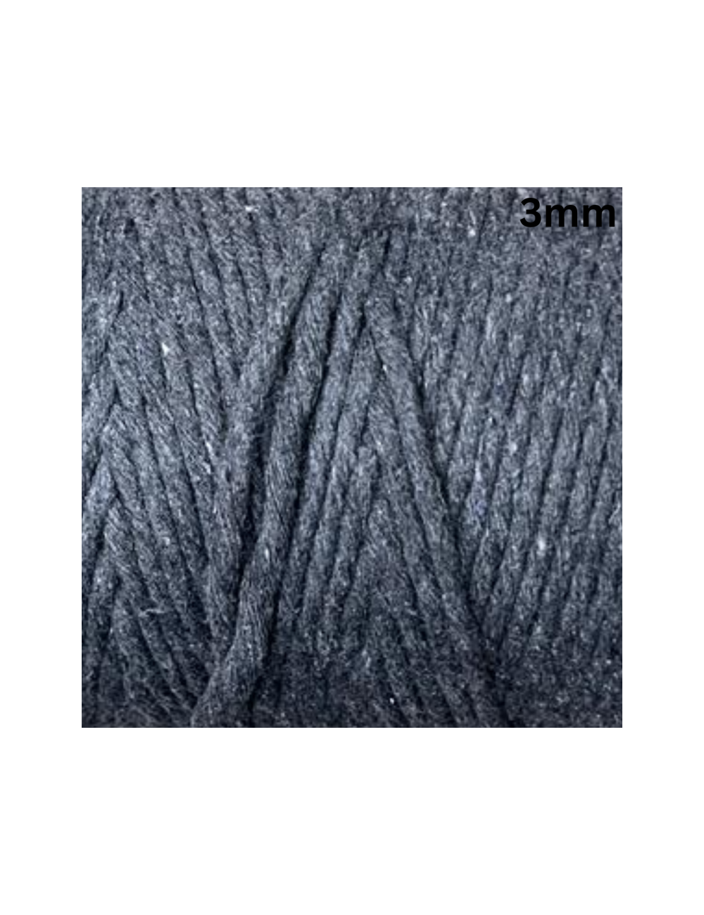 Macrame Cords UnTwisted 3mm - 100 Grams